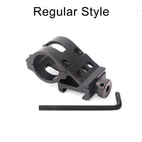 Support de Lampe Torche 25,4 mm pour Rail Picatinny, Déport 45°, Vis ou Levier, vue 7