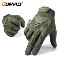 Gants Tactiques Écran Tactile à Protection en Caoutchouc sur les Jointures, Noir, Vert ou Camouflage, S à XL, vue 7