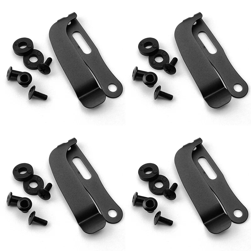 Pince de Ceinture pour Holster et Étui en Acier Inoxydable, Droitier ou Gaucher, 1 à 4 Pièces, vue 8