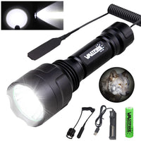 Lampe Tactique de Chasse LED Verte, Rouge ou Blanche, avec Interrupteur Déporté, vue 15