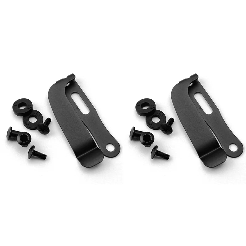Pince de Ceinture pour Holster et Étui en Acier Inoxydable, Droitier ou Gaucher, 1 à 4 Pièces, vue 6
