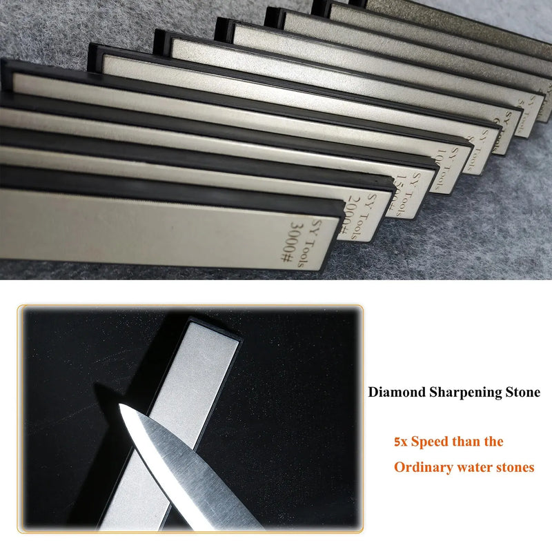 Pierres à Aiguiser Diamantées 160 x 20 x 9 mm pour Affûteur de Couteaux, Grains 80 à 3000, à l'Unité ou en Lot, vue 4