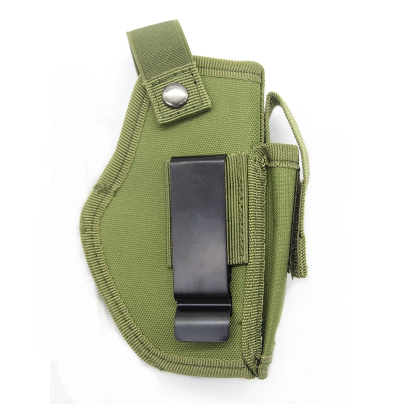 Holster IWB OWB Universel en Nylon avec Poche Chargeur, Noir ou Vert, vue 3