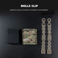 Porte-Chargeur Simple 5,56 mm en Nylon avec Clips MOLLE, 9 x 10,8 cm, 5 Coloris, vue 2