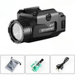 Lampe Tactique Rechargeable 800 Lumens pour Rail Picatinny 20 mm, USB-C, Noire ou Sable
