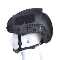 Casque Airsoft Tactique ABS 52-64 cm, Rails Latéraux et Support Frontal, vue 8