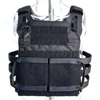 Gilet Tactique Porte-Plaques en Nylon 500D, Panneaux Latéraux MOLLE, vue 7
