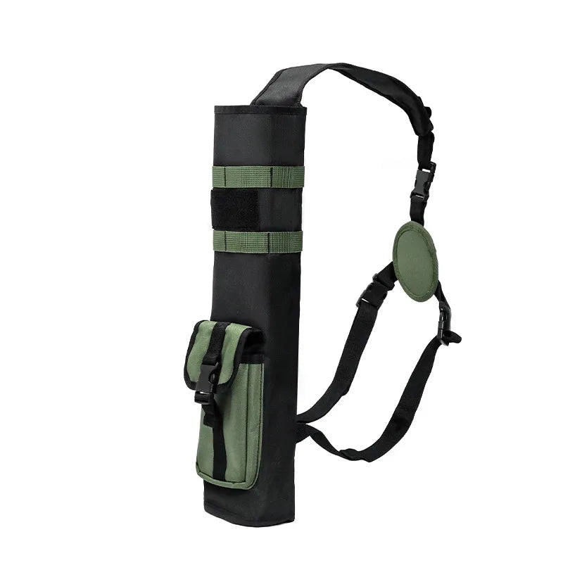 Carquois Dorsal Tactique 50 cm en Toile Oxford avec Poche MOLLE, vue 6