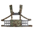 Gilet Tactique Chest Rig Grand Format, Platines Latérales Ajourées, 28 x 19 cm