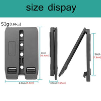 Adaptateur MOLLE et Ceinture pour Holster et Porte-Chargeur, Polymère Noir, 10,4 cm, vue 5