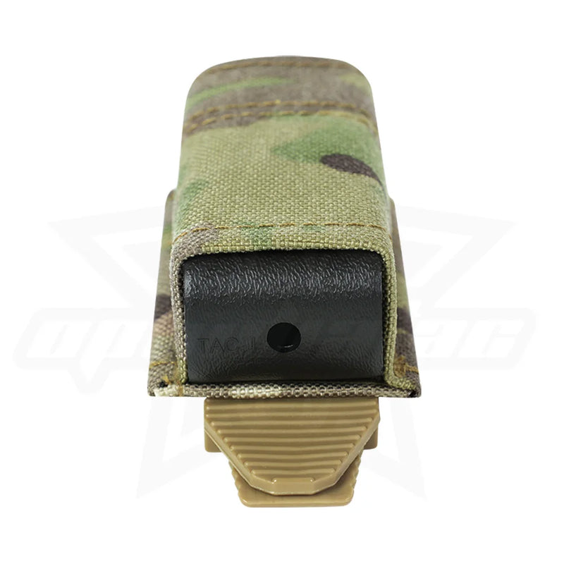 Porte-Chargeur Simple MOLLE Nylon pour Chargeur 9 mm avec Clip de Maintien, vue 3
