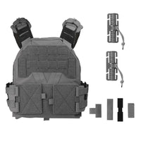 Gilet Tactique Porte-Plaques Léger en Nylon, Découpe Laser MOLLE, vue 12