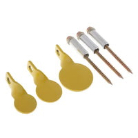 Cible Métallique Spinner en Acier Inoxydable, 3 Plaques de 2,5 à 4 cm