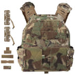 Gilet Tactique Porte-Plaques Léger en Nylon, Découpe Laser MOLLE