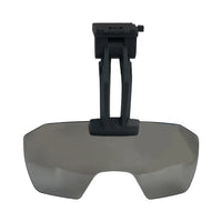 Lunettes Visière Rabattables pour Casque Airsoft, Verre Transparent ou Teinté Marron, vue 11