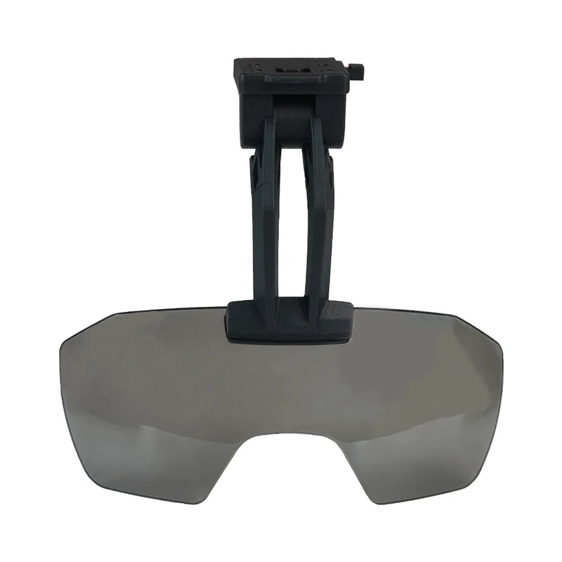 Lunettes Visière Rabattables pour Casque Airsoft, Verre Transparent ou Teinté Marron, vue 11