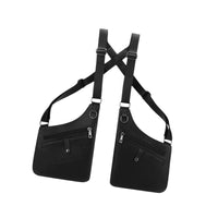Sacoche Holster Double d'Épaule en Similicuir, Noir ou Marron, Port Discret, vue 6