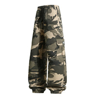 Pantalon Cargo Camouflage Ample pour Homme, Taille Élastique et Poches, 3 Coloris, S à XXXL, vue 6