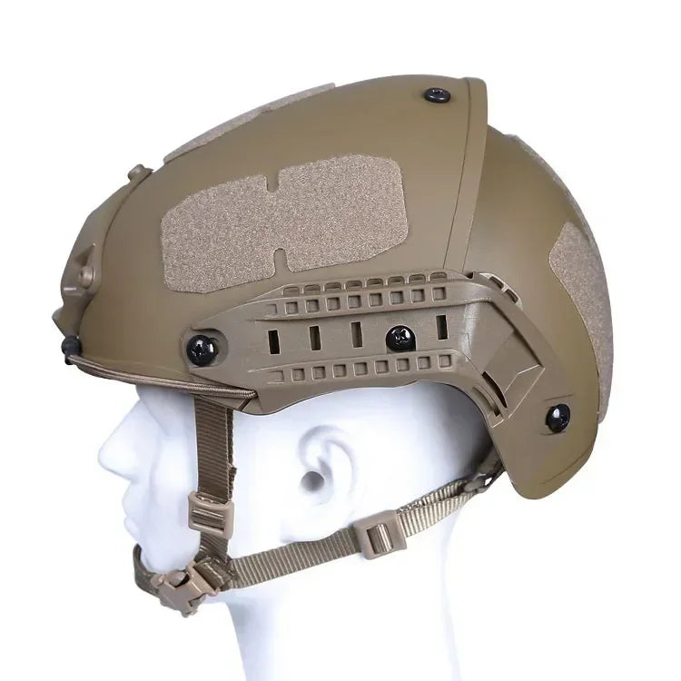 Casque Airsoft Tactique ABS 52-64 cm, Rails Latéraux et Support Frontal, vue 11
