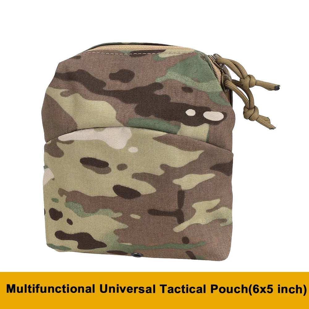 Poche Utilitaire MOLLE Universelle en Nylon pour Gilet Tactique, 1 Litre