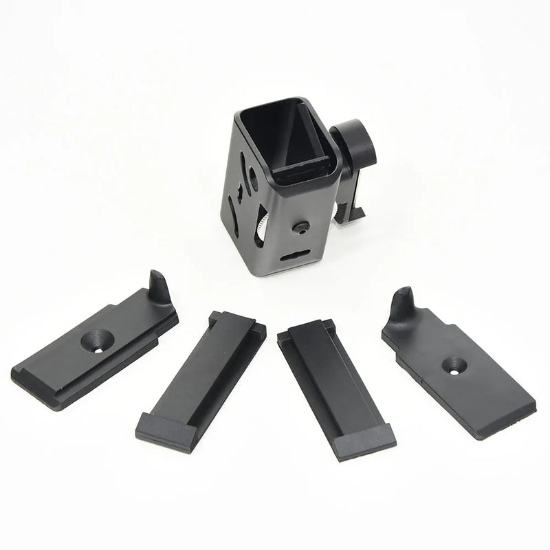 Porte-Chargeur IPSC Aluminium Réglable à 360°, pour Pistolet, Noir ou Orange, vue 7