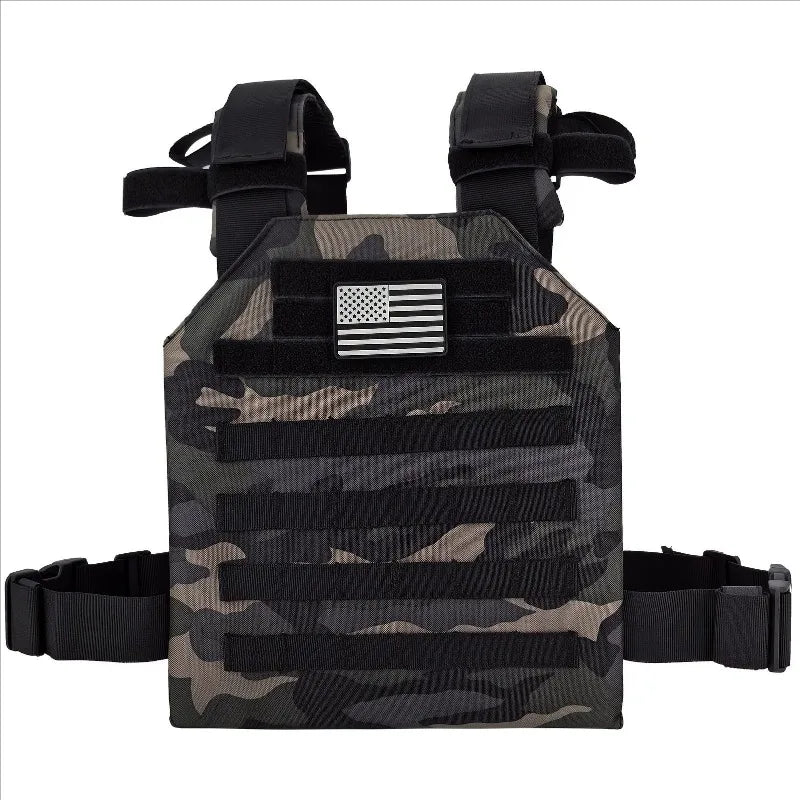 Gilet Tactique Porte-Plaques MOLLE en Nylon, Ceinture Réglable de 81 à 132 cm, Quatre Coloris, vue 9