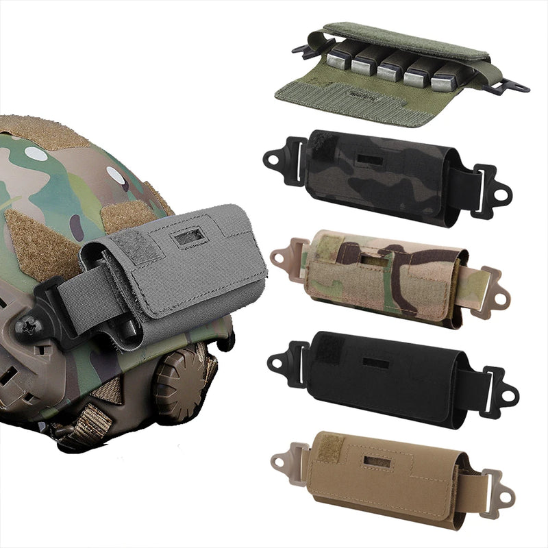 Pochette de Contrepoids pour Casque de Type FAST avec 5 Blocs Amovibles, 6 Coloris