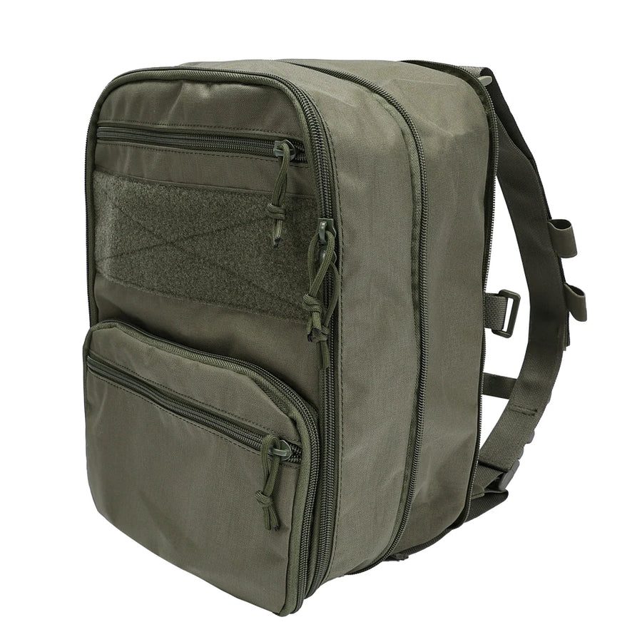 Sac Plat Extensible MOLLE pour Gilet Tactique, 1,2 à 2,5 L, Nylon
