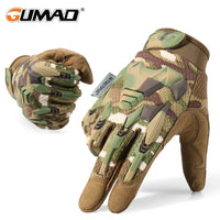 Gants Tactiques Écran Tactile à Protection en Caoutchouc sur les Jointures, Noir, Vert ou Camouflage, S à XL, vue 2