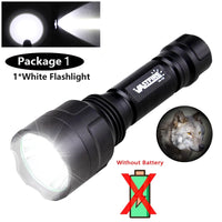 Lampe Tactique de Chasse LED Verte, Rouge ou Blanche, avec Interrupteur Déporté, vue 11