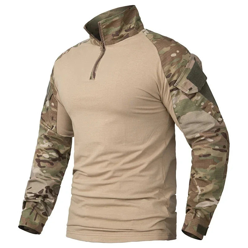 Chemise de Combat Airsoft en Coton à Manches Longues, Poches de Manche et Poignets Réglables, 8 Coloris, vue 11