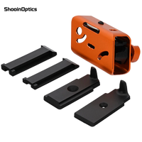 Porte-Chargeur IPSC Aluminium Réglable à 360°, pour Pistolet, Noir ou Orange