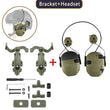 Casque Anti-Bruit Électronique avec Adaptateurs pour Casque Tactique, ou Adaptateurs Seuls