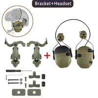 Casque Anti-Bruit Électronique avec Adaptateurs pour Casque Tactique, ou Adaptateurs Seuls