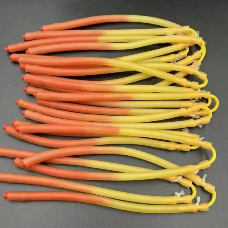 Élastiques de Lance-Pierre à Deux Tubes de Latex, Lot de 3, 5 ou 10