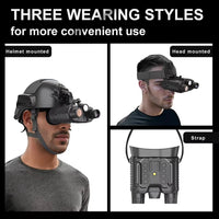 Jumelles de Vision Nocturne 4K à Fixer sur Casque ou Bandeau, Écran 8,9 cm, vue 6