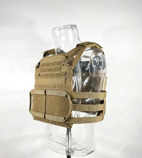 Gilet Tactique Porte-Plaques en Nylon 500D, Panneaux Latéraux MOLLE, vue 10
