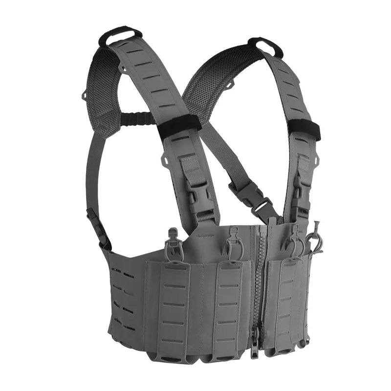 Gilet Tactique Chest Rig Léger à Quatre Porte-Chargeurs M4, AR et AK, 30 x 24 cm, vue 7
