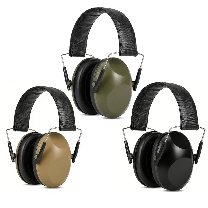 Casque Anti-Bruit Pliable à Profil Bas pour le Tir, Trois Coloris