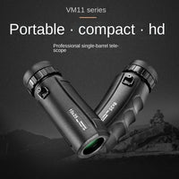 Monoculaire Compact 8x25 ou 10x25 Noir, Corps Métal, Traitement FMC, vue 5