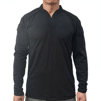 Chemise de Combat Tactique Manches Longues Séchage Rapide, Camouflage, Noir, Beige, Vert, vue 5