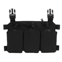 Porte-Chargeurs Triple Panneau Frontal pour Gilet Porte-Plaques, Nylon, 25 x 16 cm, vue 9