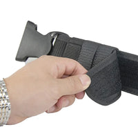 Ceinture Tactique de Service Double en Nylon Noir, Tailles S à XL, vue 4