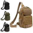 Sac Bandoulière Tactique Compact en Toile Oxford, Panneau MOLLE, 30 x 20 x 13 cm