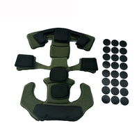 Suspension à Molette et Coussinets pour Casque Tactique, Sable, Vert ou Noir, vue 10