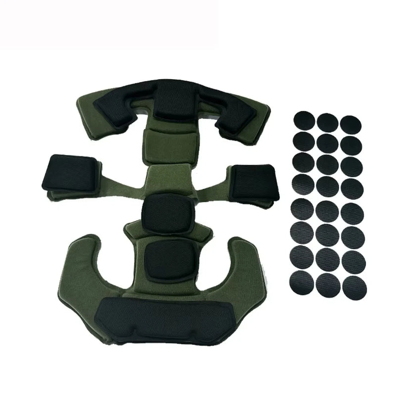 Suspension à Molette et Coussinets pour Casque Tactique, Sable, Vert ou Noir, vue 10