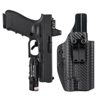 Holster IWB Polymère avec Lampe Tactique pour Pistolet G19, Droitier ou Gaucher, vue 3