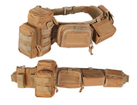 Ceinture Tactique Rembourrée MOLLE avec ou sans Poches, Camouflage ou Unie, vue 7