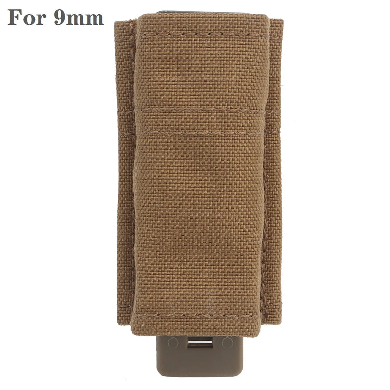 Porte-Chargeur Pistolet Simple 9 mm ou 1911, Nylon, MOLLE et Ceinture, vue 17