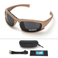 Lunettes Tactiques Polarisées avec Étui, 1 ou 4 Paires de Verres, 3 Coloris, vue 5